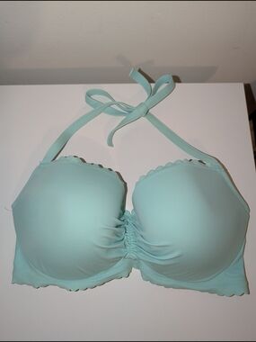 Victoria's Secret Mint Halter Bikini Top
